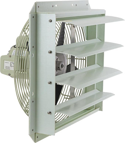 iLiving 16-Inch Corrosion Resistance Shutter Exhaust Fan, Single Speed