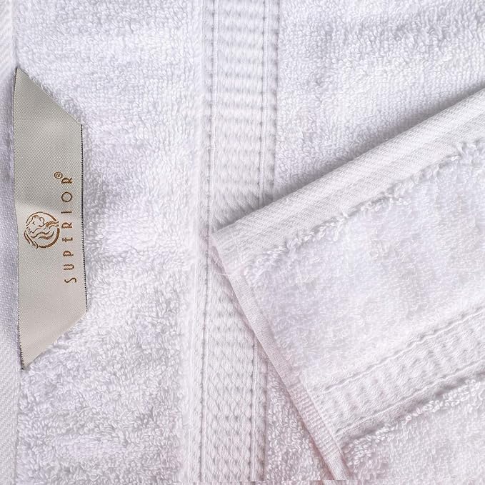Superior Egyptian Cotton 800 GSM Plush & Absorbent, 9 Piece Set, White | Quick Dry, Soft Luxury Towel Set, Bath Essentials, Guest Bath, Spa, 3 Bath, 3 Hand, 3 Face Towel, Madeline Towels