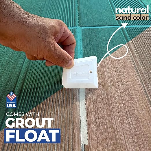 Premixed Patio Grout - Paver and Stone Joint Filler (14oz/400g) | Acrylic sanded formula, multiple shades including red and blue, bathroom shower kitchen tile, water-resistant, 44 sq ft