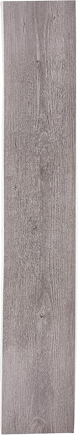 Vinyl Peel and Stick Floor Tile, Self-Adhesive Wood Plank, 60-Pack (90 Square Feet) - 6 Inch Width, 36 Inch Length, 1.2mm - Light Grey Oak - Easy DIY Nexus Planks for Any Room by Achim Home Decor