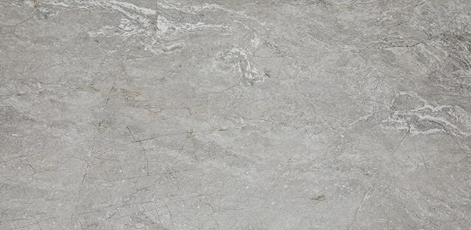 Daltile Perpetuo 12" X 24" Porcelain Marble Look Floor Tile in Polished Eternal Grey (9 pieces per carton) (17.01 sqft per carton)