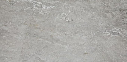Daltile Perpetuo 12" X 24" Porcelain Marble Look Floor Tile in Polished Eternal Grey (9 pieces per carton) (17.01 sqft per carton)