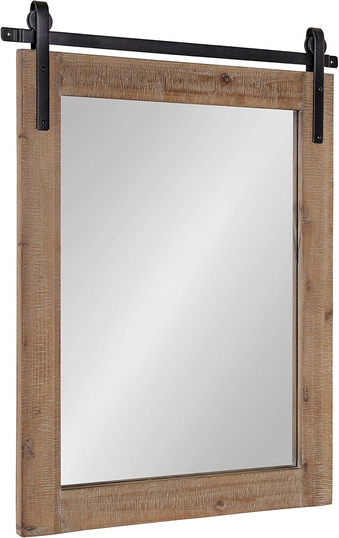 Kate and Laurel Cates Farmhouse Wall Mirror