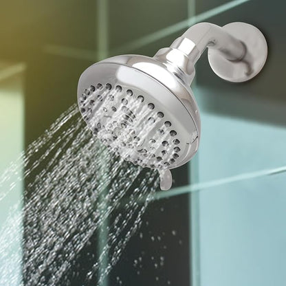 HealthGuard Showerhead - Niagara Conservation | Energy & Water Saving Showerhead (1.5 GPM) High-Efficiency Fixed Shower Head with Removalbe Face Plate in Chrome (N9415CH)