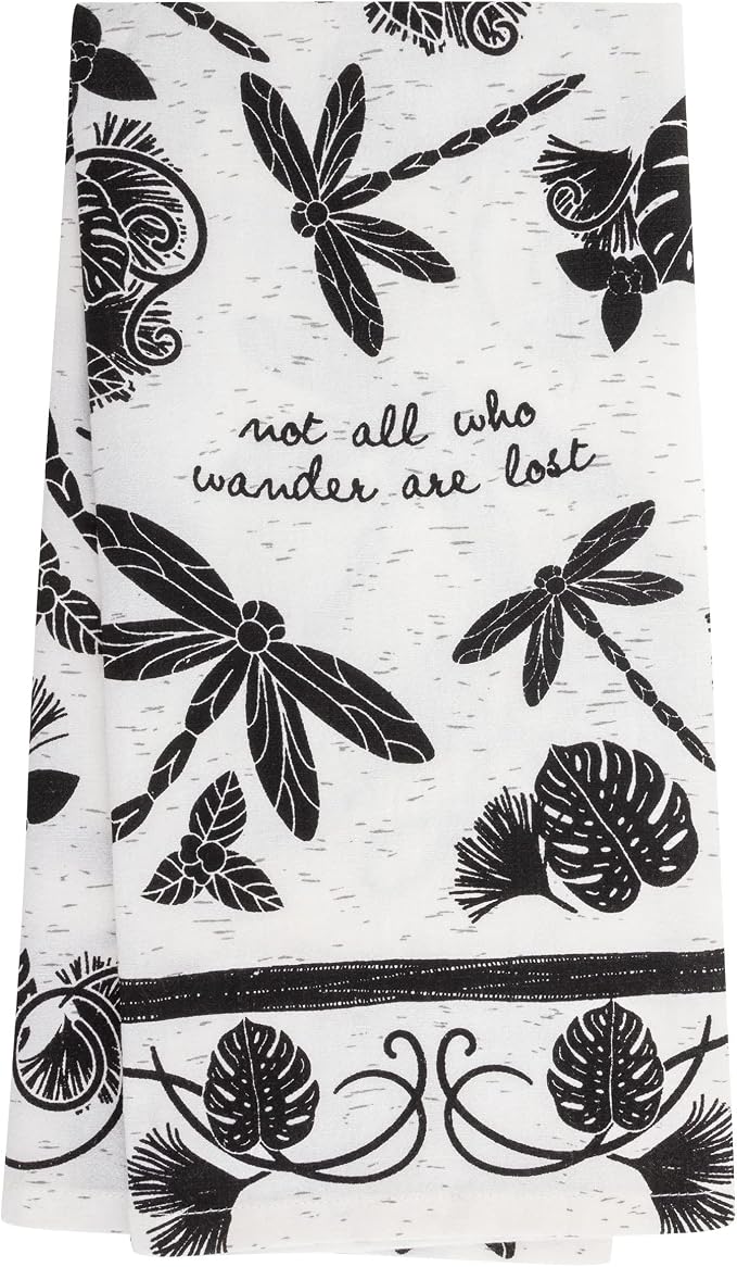 Karma Boho Tea Towels Dragonfly 18" x 22"