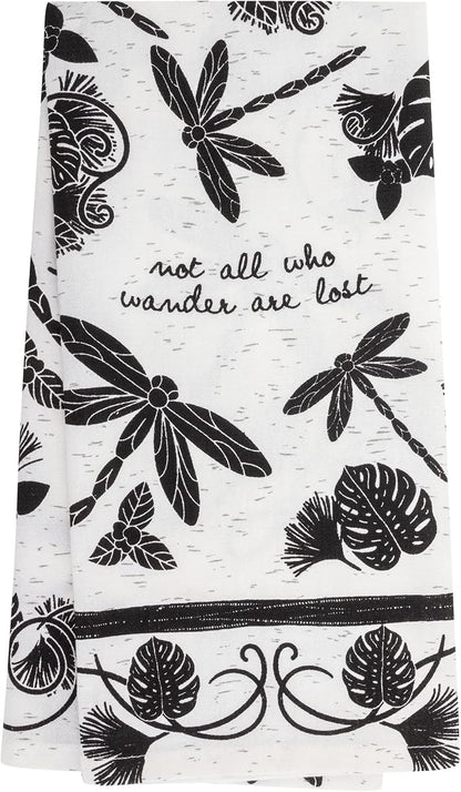 Karma Boho Tea Towels Dragonfly 18" x 22"