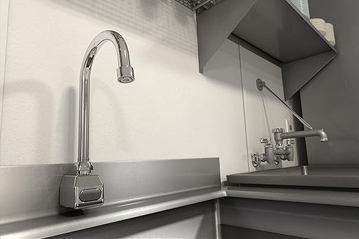 Zurn Z6922-XL AquaSense Wall-Mount Gooseneck Sensor Faucet with 0.5 GPM Aerator in Chrome