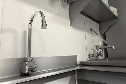 Zurn Z6922-XL AquaSense Wall-Mount Gooseneck Sensor Faucet with 0.5 GPM Aerator in Chrome