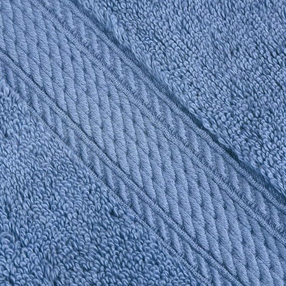SUPERIOR Egyptian Cotton Pile Plush Bath Sheet, 2 Piece Set, Denim Blue | Highly Absorbent, Ultra Soft Luxury 800 GSM Towel Set for Bathroom, Shower, Hotel Essentials Oversize Plush Madeline Towels