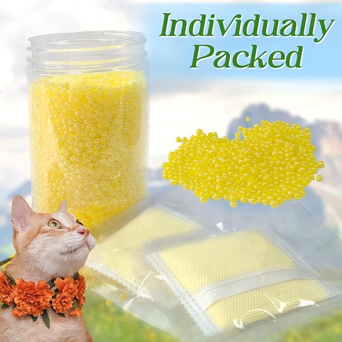 PurifyLogix 12 PCS Cat Toilet Odor Remover Refills for Whisker OdorTrap Pod | Cat Toilet Odor Eliminates Deodorant for Litter-Robot and Traditional Litter Boxes, Lemon Scented