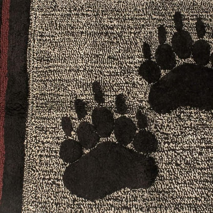 SKL Home Yellowstone Sundance Rug, Brown | 100% Cotton with anti-slip Latex backing. Great for the bathroom, kitchen & lodge/cabin décor. Machine washable.