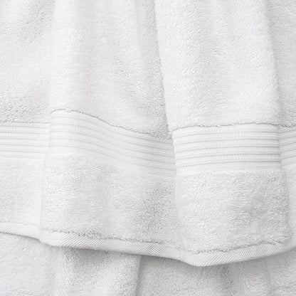 Cotton Paradise 6 Piece Towel Set, 100% Cotton Soft Absorbent Turkish Towels for Bathroom, 2 Bath Towels 2 Hand Towels 2 Washcloths, White Towel Set