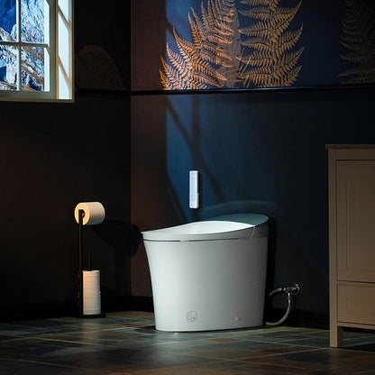 WOODBRIDGE Smart Toilet, Auto Open & Close, Auto Flush, Foot Sensor, Cleaning Foam Dispenser, Heated Seat and Chair Height Design, EBT230