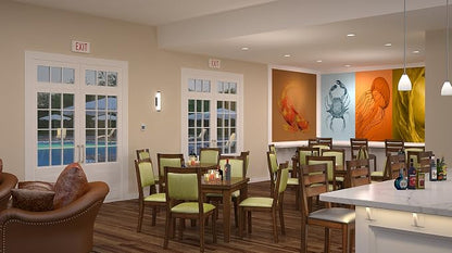 Lithonia Lighting 24-Inch LED Vanity Light with Warm White Color Temperature, Contemporary Square Bathroom Vanity Wall Light Fixture for Over The Mirror, Brushed Nickel