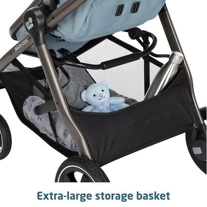 Maxi-Cosi Zelia 2 Luxe 5-in-1 Modular Travel System, New Hope Grey