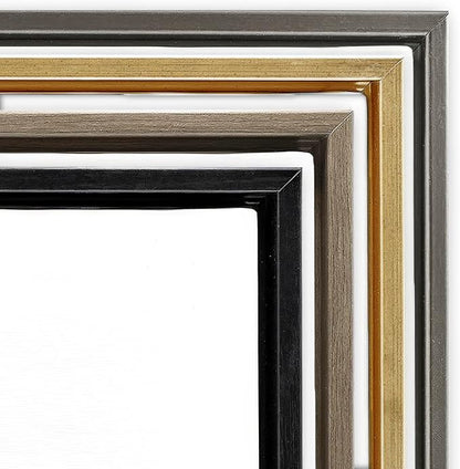 'Soothing Eucalyptus Herb Arrangement'| Floating Frame Canvas Art | Stupell Industries | Gold, 18 x 18 Inches, Easy to Hang and Sturdy, Made in USA, by Nan