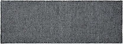 TYUU Waffle Runner Rug Bathroom, Long Boho Bath Mat, 60x24 Black & White | Super Absorbent Quick Dry Bath Rug, Non-Slip Backing, Soft Waffle Washable Farmhouse Bathroom Mats, Tub, Shower & Home Decor