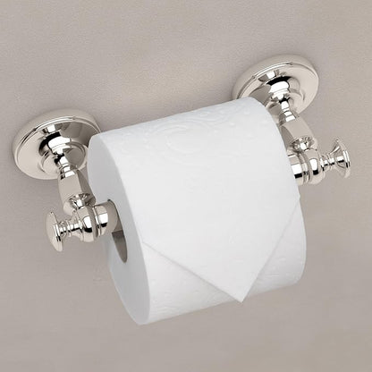 Gatco 4123B Tavern Toilet Paper Holder, Wall Mount Modern Roll Holder, for Bathroom, Polished Nickel