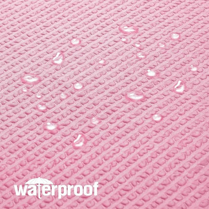 Berry Cute Girls Shower Curtain, Embossed Textured Fabric Shower Curtain for Bathroom - Soft Cloth & Hotel Spa Luxury, Water Repellent, Machine Washable Shower Curtain, 72X72, Hot Pink