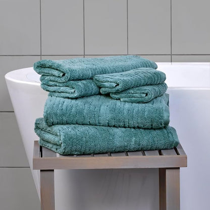 SKL Home CloudSoft Bath Towel, 100% Cotton Luxury, Teal | Premium spa-level quality. 600 GSM weight. Ultra plush & absorbent.