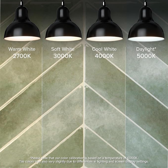 SMART TILES Peel and Stick Backsplash - 5 Sheets of 11.43" x 9" - 3D Adhesive Peel and Stick Tile Backsplash for Kitchen, Bathroom, Wall Tile | Pack of 5 (3.5 sq ft), Glossy, Heat/Moisture Resistant, Low VOC, Kitchen/Bathroom, Renter Friendly, Made in ...
