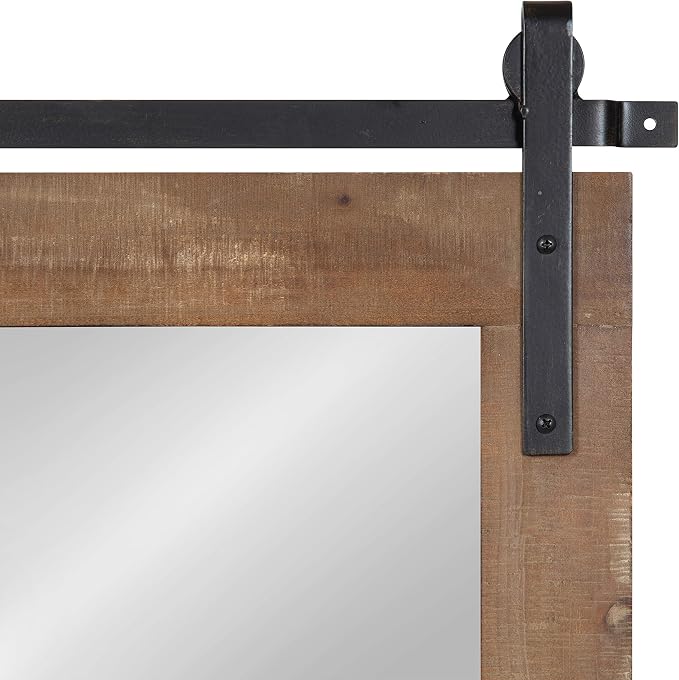 Kate and Laurel Cates Farmhouse Wall Mirror