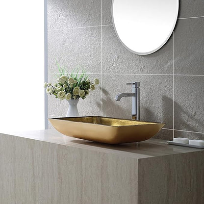 KRAUS Ramus Single Handle Vessel Sink Bathroom Faucet in Chrome, FVS-1007CH