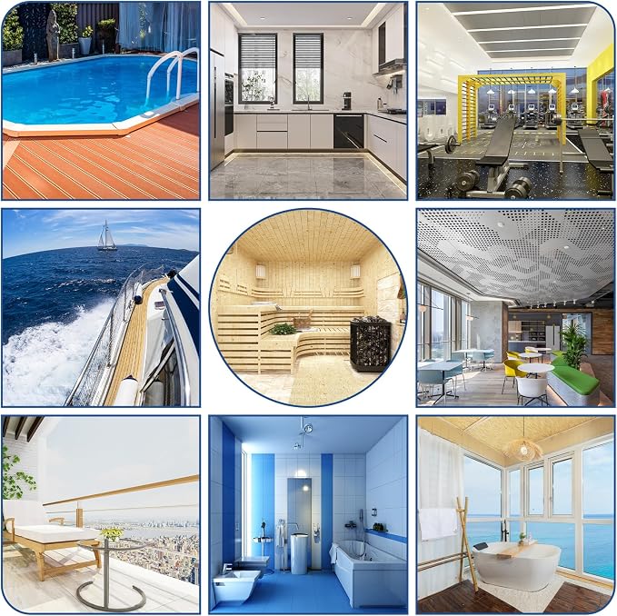 12Pcs Drainage Interlocking Floor Tiles 11.8" x 11.8", Modular Interlocking Cushion Soft PVC Floor Non-Slip Splicing Waterproof Mat for Drain, Pool, Shower, Patio, Balcony, Bathroom, Kitchen, Yard