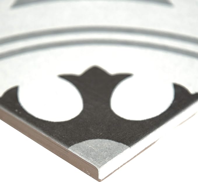 MSI Tanzania Encaustic 8 in. x 8 in. Sample Porcelain Wall Tile for Bathroom, Floor and Kitchen Backsplash