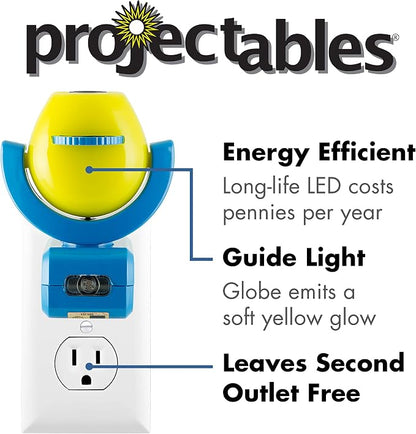 Projectables Paw Patrol LED Night Light Projector, Plug-In, Dusk-to-Dawn Sensor, Rubble, Chase, Skye, Marshall, Alex Porter, For Baby, Kids, Bedroom, Playroom, Nursery, Bathroom, 30605