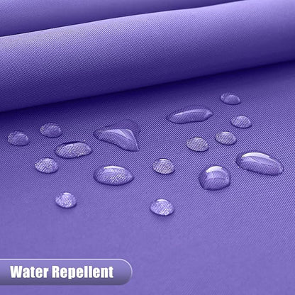 OLANLY Luxury Lavender and White Ombre Shower Curtain Sets with 12 Hooks, Waterproof and Washable Decorative Shower Curtains for Bathroom, 72x72 Inches