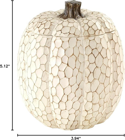 Avanti Linens - Covered Jar, Countertop Organizer, Fall Inspired Home Decor (Grateful Patch Collection)