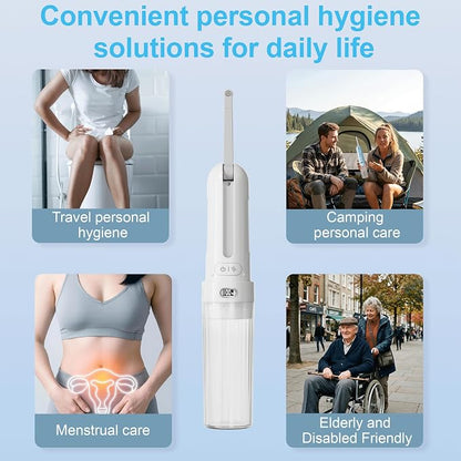 Electric Portable Bidet for Bathroom & Home Daily Use, White