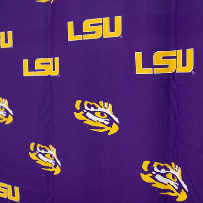 Everything Comfy LSU Tigers Bright and Colorful Shower Curtain Cover 70" x 72"