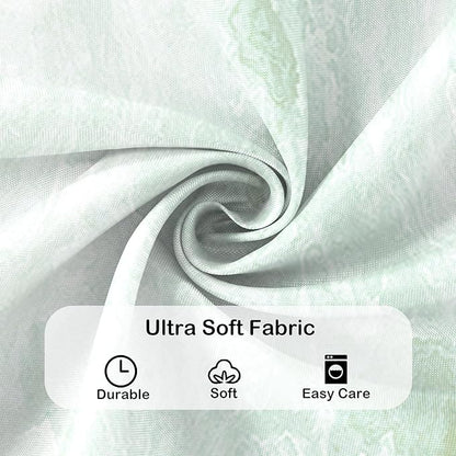 Sage Green Shower Curtain Marble Texture for Bathroom, Polyester Fabric Cloth Waterproof Bathroom Home Decor, 72x72 Inch