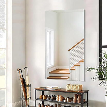CILIBER Frameless Mirror, 30x55 Rectangle Bathroom Mirrors for Wall, Large Frameless Vanity Mirror Over Sink with Polished Edge, 3mm Tempered Glass, Hangs Horizontally or Vertically