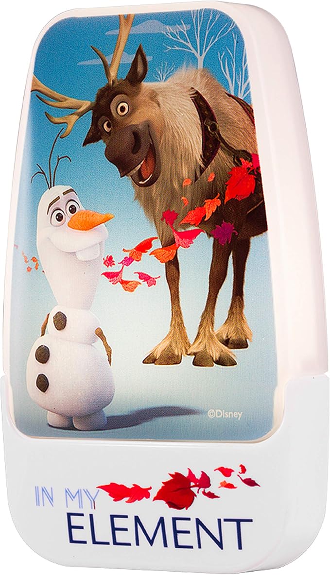 Disney Frozen 45830 LED Night Light, Olaf and Sven, Plug-in | Dusk-to-Dawn Sensor, Girl's Room Decor, UL-Certified, Ideal for Bedroom, Nursery, Bathroom, Kid's Playroom