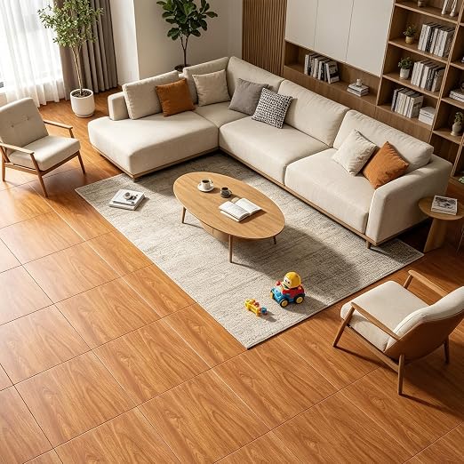 40 Sheet Vinyl Flooring 12x12 Inch Peel and Stick Floor Tile Waterproof Wood Grain Vinyl Floor Tiles Clearance Self Adhesive Floor Tiles Sticky Laminate Flooring Stick on Bathroom Kitchen RV