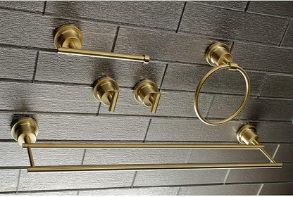 Kingston Brass BAH8213478PN Concord 5-Piece Bathroom Accessory Sets, Polished Nickel