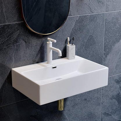 Claire 24” Rectangle Wall-Mount Bathroom Sink
