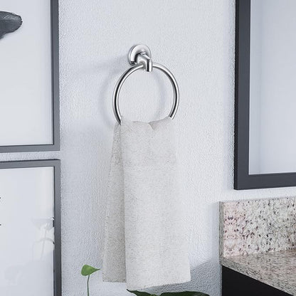 Design House 558635 Ames Transitional Toilet Paper Holder for Bathroom Brushed Nickel