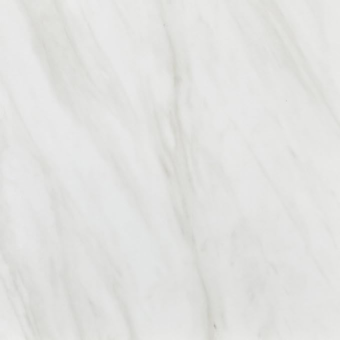 Daltile Perpetuo 12" x 12" Porcelain Marble Look Wall & Floor Tile in Matte Timeless White (13 pieces per carton) (12.22 sqft per carton)