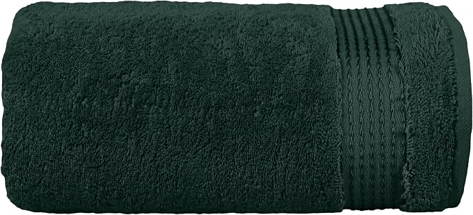 Elegant Comfort Premium Super Soft Highly Absorbent 1 Piece Oversized Bath Sheets - 40" x 80" inch, Luxurious Hotel Spa Quality 100% Turkish Cotton Extra Large Bath Towels for Adults, Hunter Green