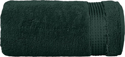 Elegant Comfort Premium Super Soft Highly Absorbent 1 Piece Oversized Bath Sheets - 40" x 80" inch, Luxurious Hotel Spa Quality 100% Turkish Cotton Extra Large Bath Towels for Adults, Hunter Green