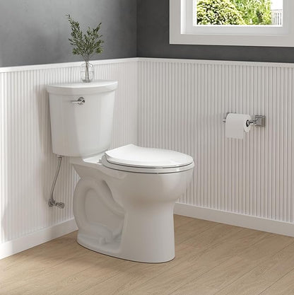 American Standard 5503B00B.020 Transitional Slow-Close Round Front Toilet Seat, White
