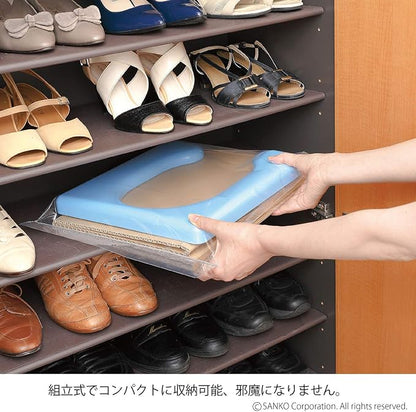 Sanko R-58 Emergency Simple Toilet, For Disasters, Travel, Camping, Stockpile, Portable, Disaster Prevention, Lightweight, Made in Japan, Main Unit, Load Capacity 264.4 lbs (120 kg)