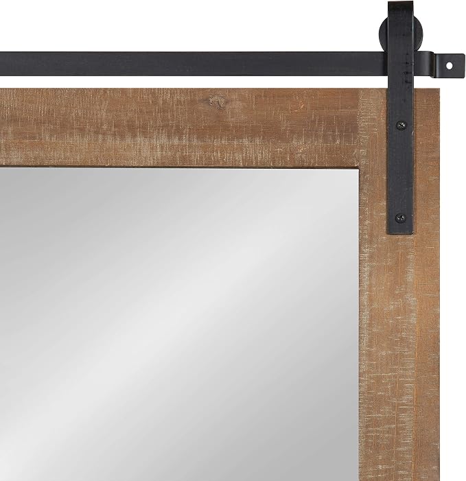 Kate and Laurel Cates Farmhouse Wall Mirror