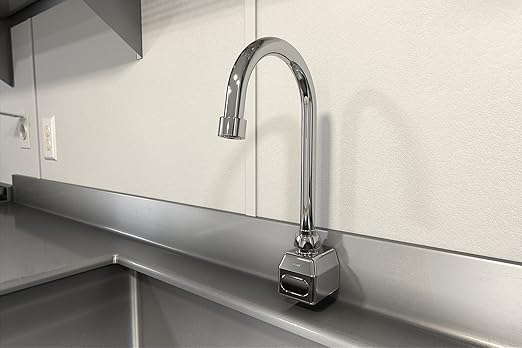 Zurn Z6922-XL AquaSense Wall-Mount Gooseneck Sensor Faucet with 0.5 GPM Aerator in Chrome