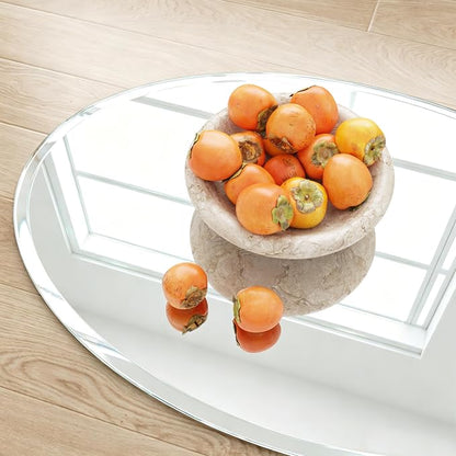 28x20 Inch Bathroom Mirrors for Over Sink, Frameless Mirrors for Wall | Beveled Bathroom Mirror, Bathroom Vanity Mirror for Bedroom Living Room Entryway Home Decor
