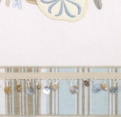 Avanti Linens - Bath Towel, Soft & Absorbent Cotton, Coastal Home Decor (By the Sea Collection, White)